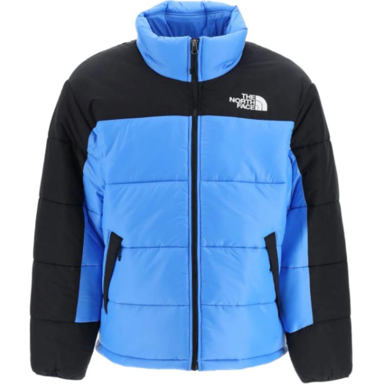 TNF Retro Colorblock Zip Jacket with Embroidered Logo - Blue NF0A4QYZ-LV6