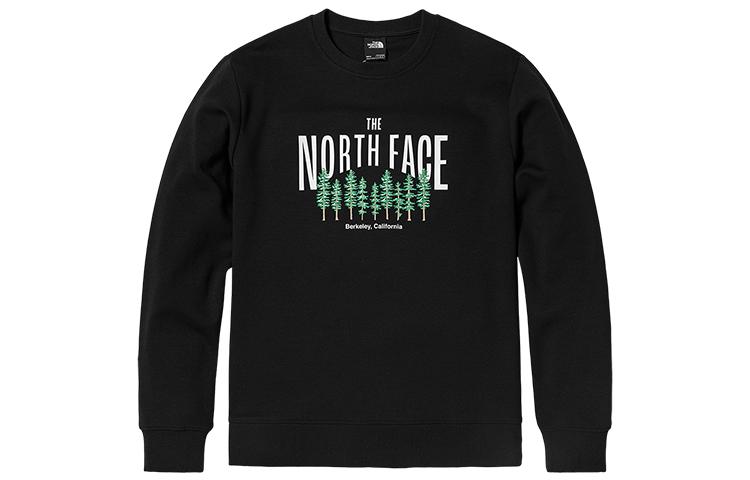 TNF Retro Crewneck Sweatshirt Black Logo Print NF0A81MR-JK3
