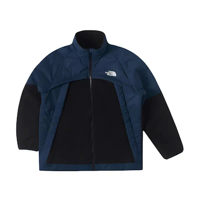 TNF Retro Fleece Zip Jacket ( Blue/Black) NF0A83QE-92H