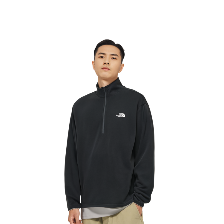 Details for The North Face Retro Half-Zip Pullover Baju Outdoor Hitam NF0A4U87-JK3