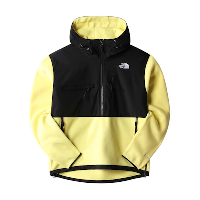 TNF Retro Logo Fleece Half-Zip Hoodie Yellow/Black NF0A7UR3-71U