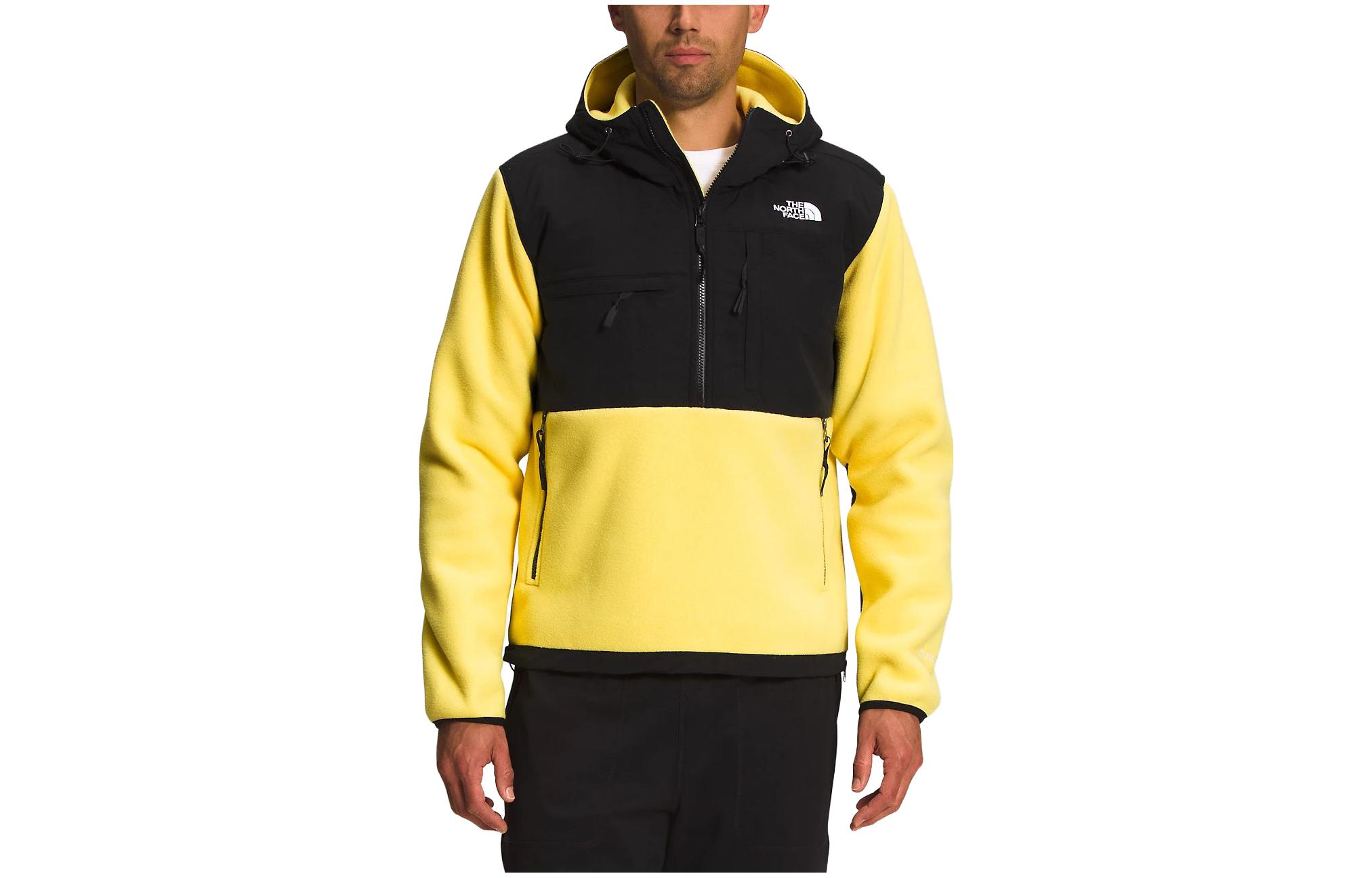 TNF Retro Logo Fleece Half-Zip Hoodie Yellow/Black NF0A7UR3-71U 圖 2