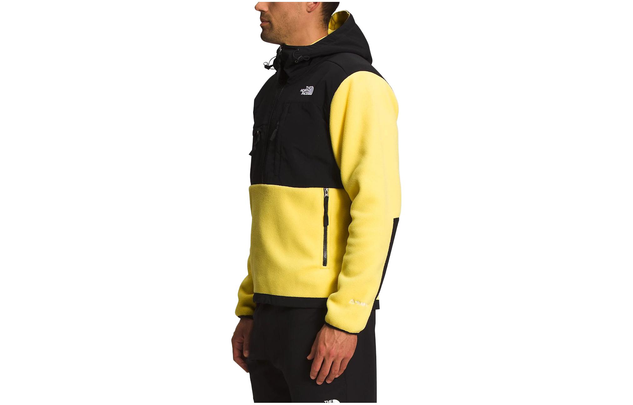 TNF Retro Logo Fleece Half-Zip Hoodie Yellow/Black NF0A7UR3-71U 圖 4