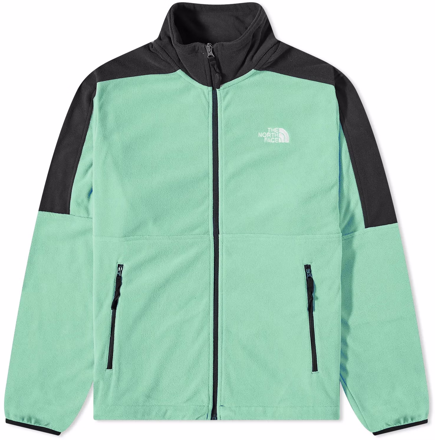the-north-face-retro-logo-half-zip-pullover-jacket-black-green-nf-0-a7-zxv-n11