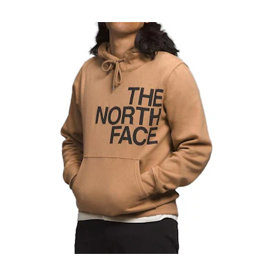 TNF Retro Logo Print Hoodie Almond Butter Yellow NF0A8121-KOM
