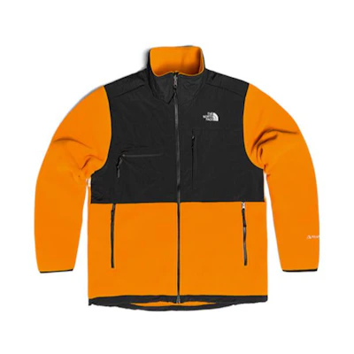 TNF Retro Logo Print Outdoor Utility Jacket Yellow NF0A7UR2-78M