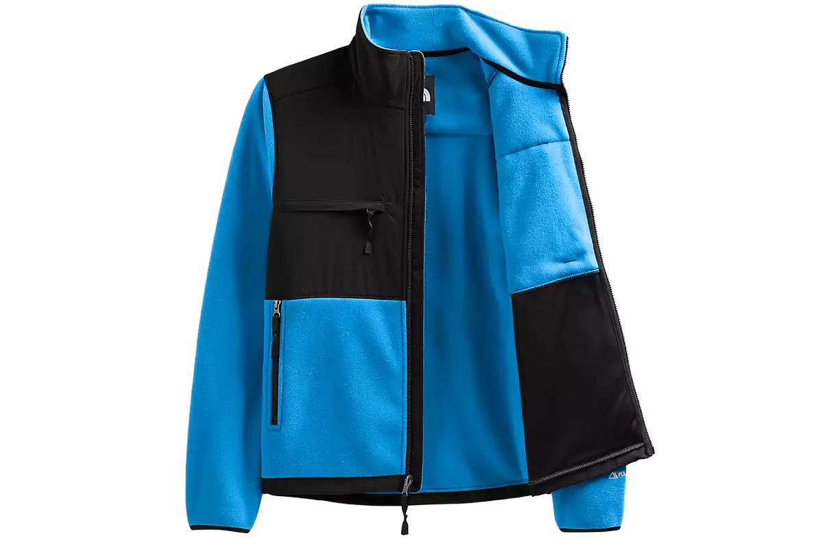 TNF Retro Logo Zip-Up Jacket Unisex Black/Blue NF0A7UR2-LV6