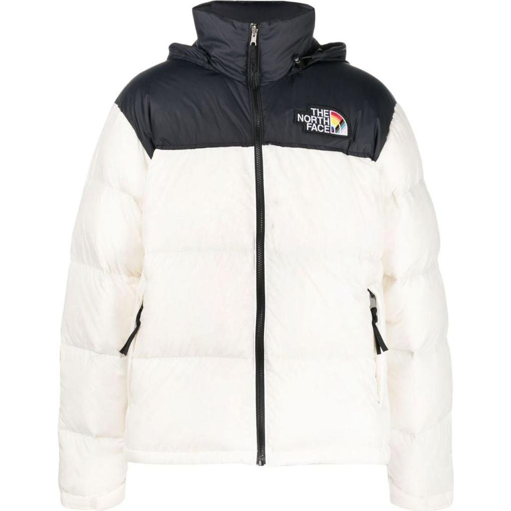 TNF Retro Nuptse Pride Jacket FW22 White Down Jacket NF0A7QKW-N3N