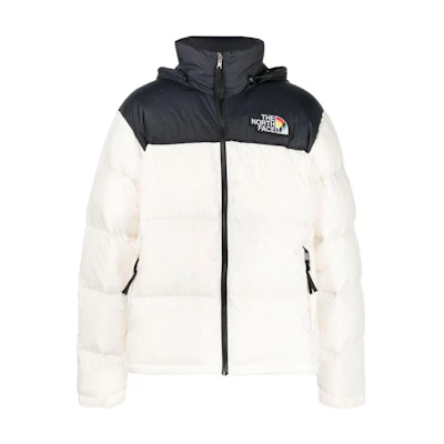 TNF Retro Nuptse Pride Jacket FW22 White Down Jacket NF0A7QKW-N3N