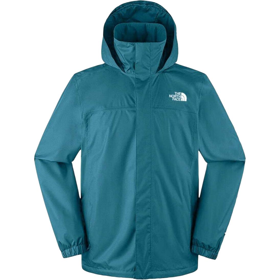 TNF Retro Outdoor Waterproof Hooded Jacket - Teal Blue NF0A8BA8-O0X