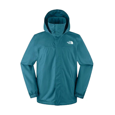 TNF Retro Outdoor Waterproof Hooded Jacket - Teal Blue NF0A8BA8-O0X