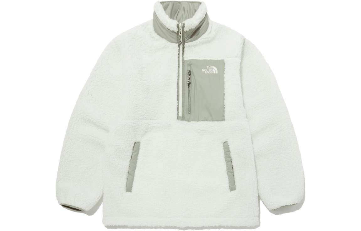 Order The North Face 復古雙面半拉鍊夾克 清新綠 NJ4FP56B