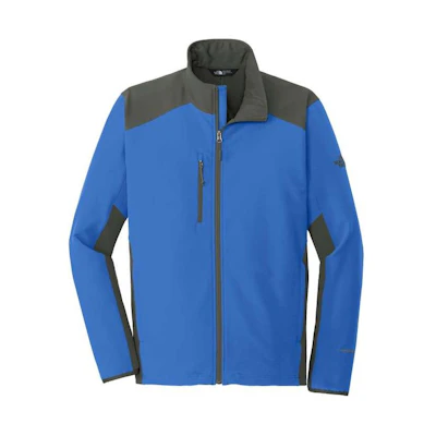 TNF Retro Sport Contrast Full-Zip Softshell Jacket Blue - NF0A3LGV-ER2