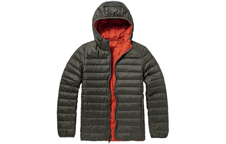 TNF Reversible 700 Fill Down Parka Green Winter Jacket NF0A4NG3-2S1