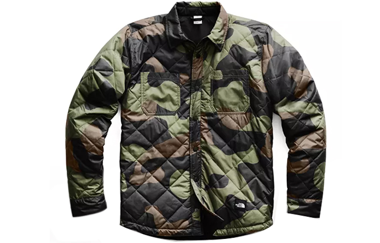 TNF Reversible Camouflage Fleece Jacket Green (Unisex) NF0A3LZHFN6