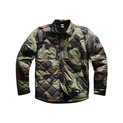 TNF Reversible Camouflage Fleece Jacket Green (Unisex) NF0A3LZHFN6