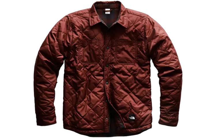 TNF Reversible Collared Flannel Jacket Red NF0A3LZH38X