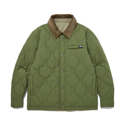 TNF Reversible Nuptse Shacket Olive Green Unisex Jacket NJ3NP54A
