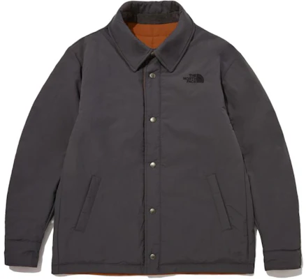 The North Face Reversible Nuptse Shacket Orange Unisex Warm Cotton Jacket NJ3NP54C Shop The North Face Reversible Nuptse Shacket Orange Unisex Warm Cotton Jacket NJ3NP54C