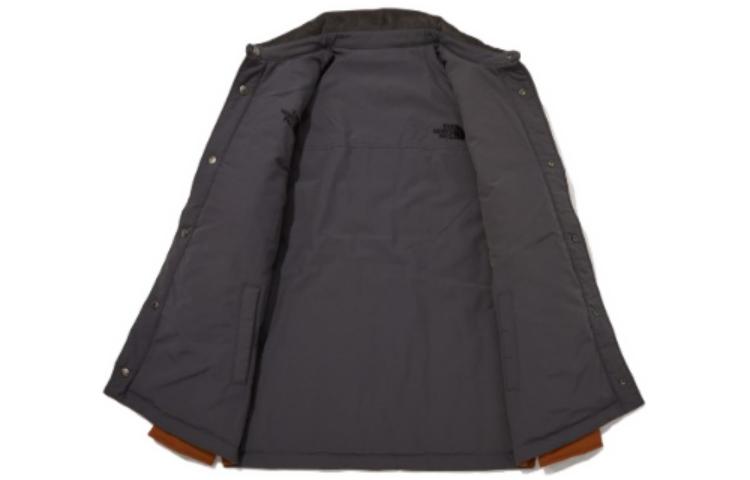 Purchase The North Face Reversible Nuptse Shacket Orange Unisex Warm Cotton Jacket NJ3NP54C