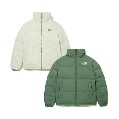 TNF Reversible Solid Color Stand Collar Jacket (Unisex) NJ1DM73B