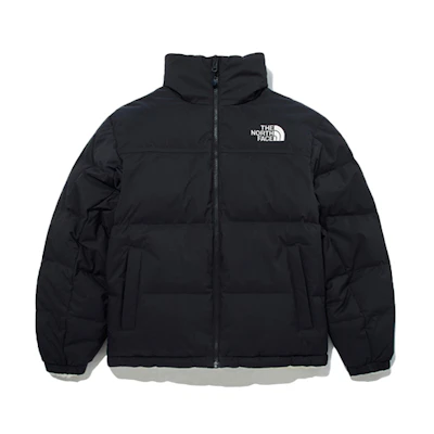 TNF Reversible Solid Stand Collar Jacket Unisex Black NJ1DM73A