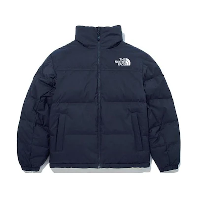 TNF Reversible Stand Collar Jacket Unisex Dark Blue NJ1DM73D