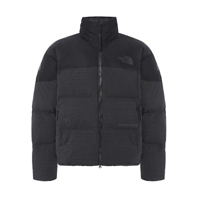 TNF RMST Steep Tech Nuptse Jacket with Zip Hood Black NF0A86ZA-JK3