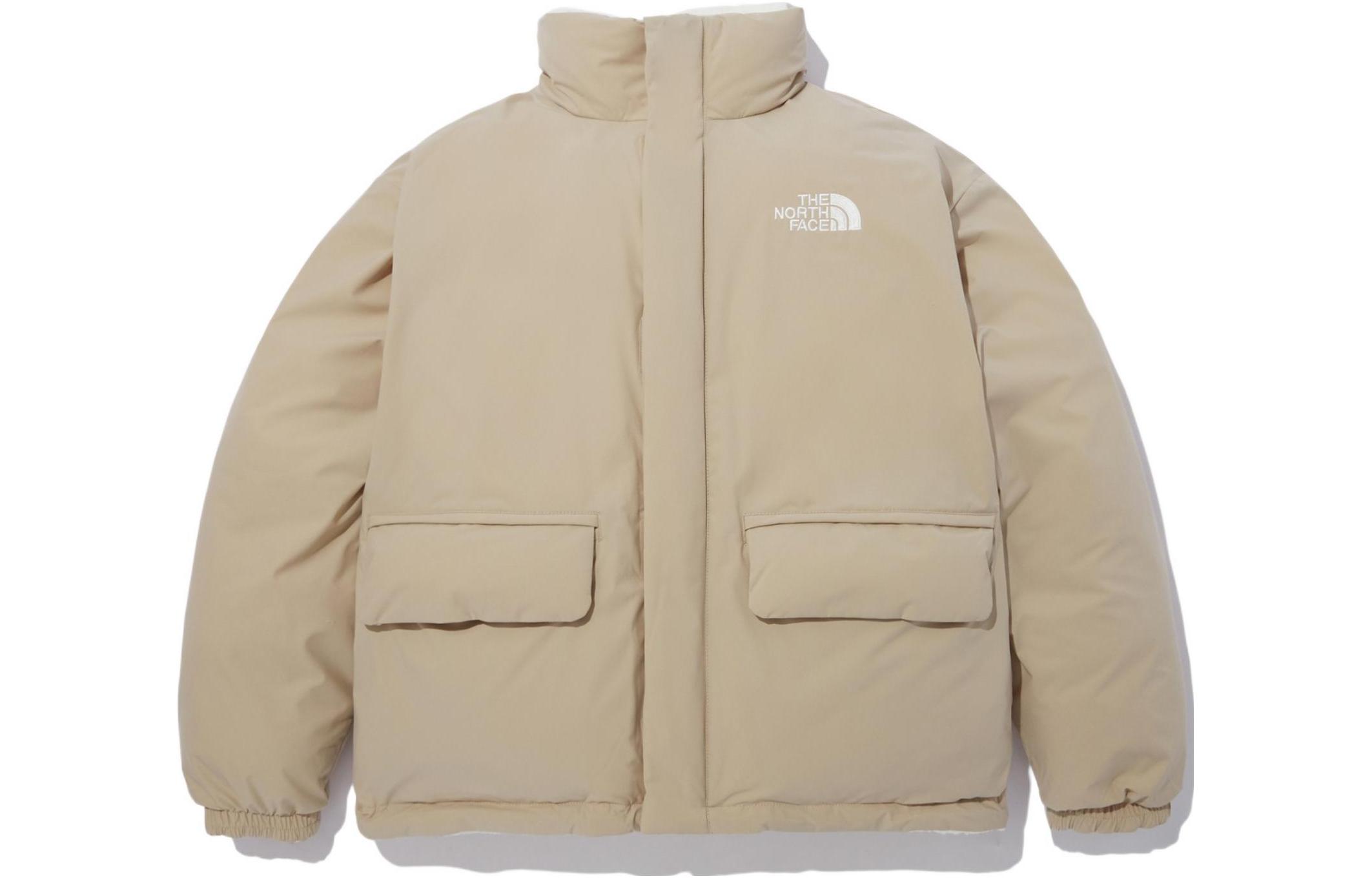 The North Face Roscoe Brown Reversible Logo Fleece Jacket NJ1DN60K