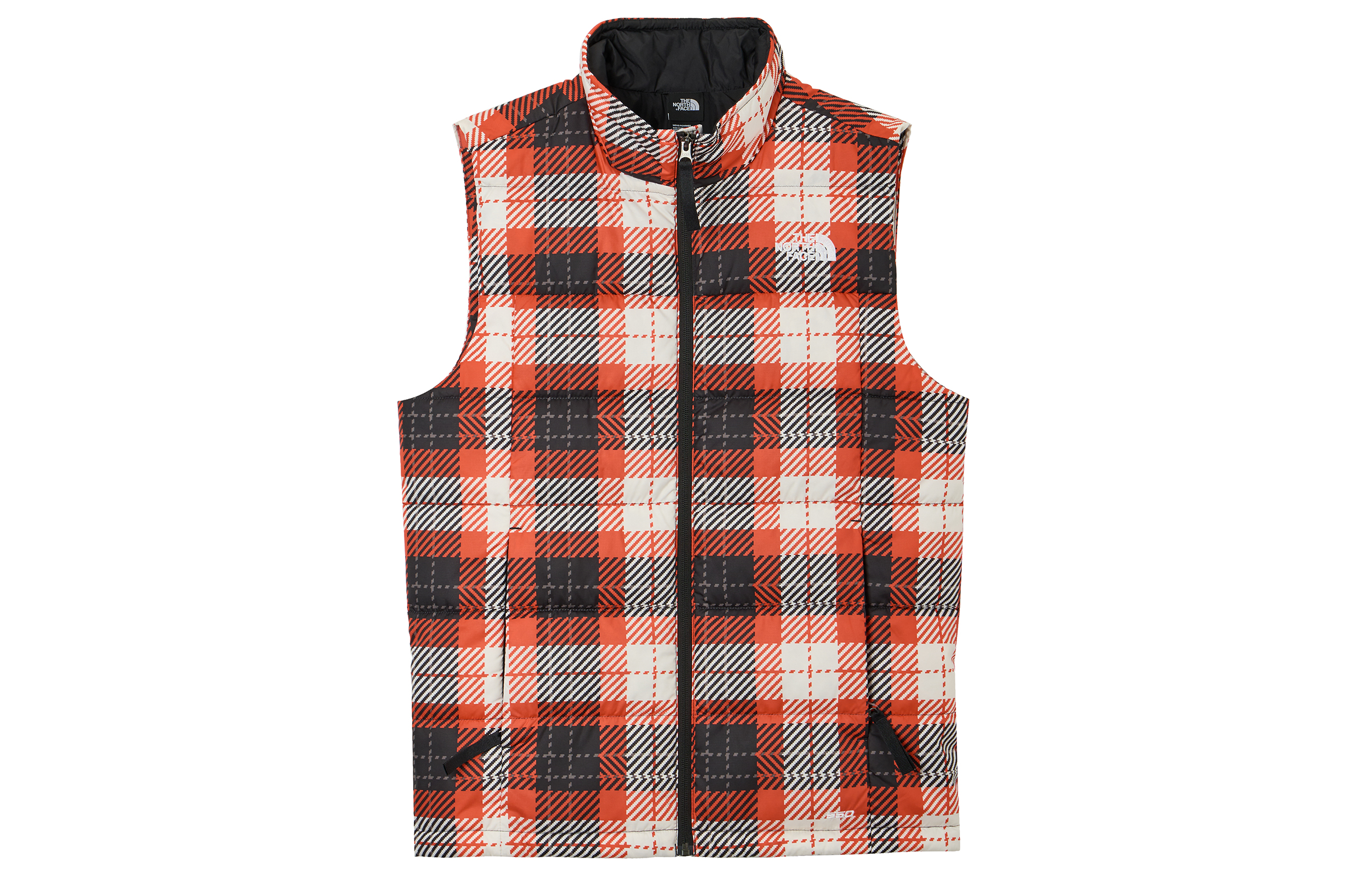 The North Face Roxborough 2.0 Red Checkered Zip Vest for Men NF0A47DT-QSI