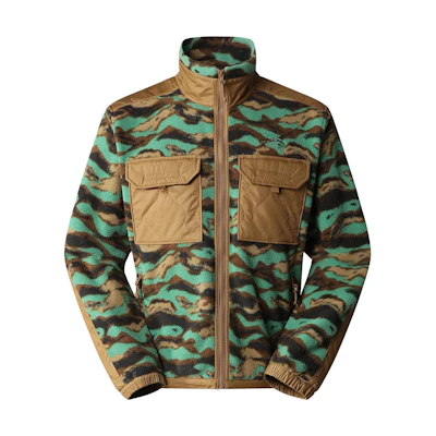 TNF Royal Arch Colorblock Camo Fleece Jacket Green NF0A7UJB-IOO