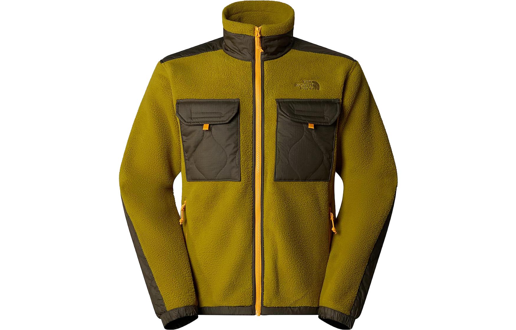 TNF Royal Arch Colorblock Fleece Jacket Olive Green NF0A7UJB-KSO