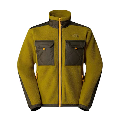 TNF Royal Arch Colorblock Fleece Jacket Olive Green NF0A7UJB-KSO