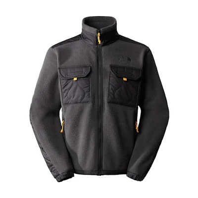 TNF Royal Arch Colorblock Fleece Jacket Dark Gray NF0A7UJB-MN8