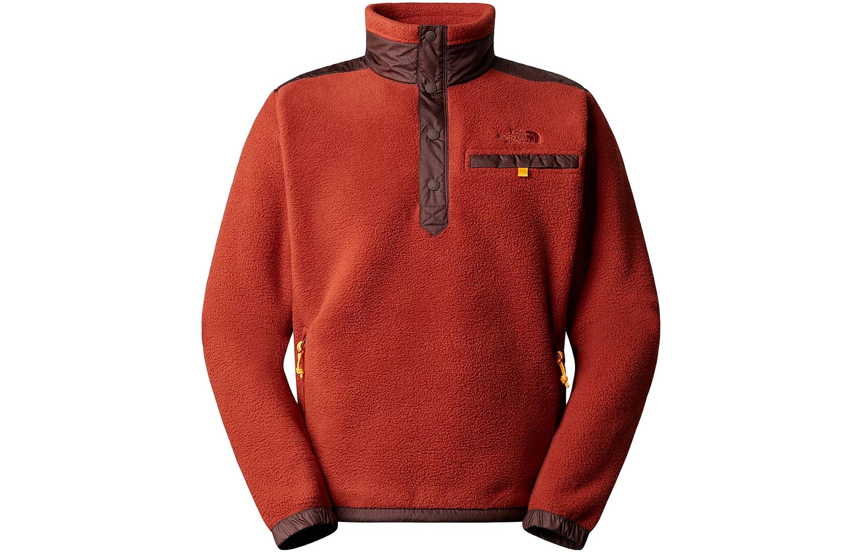 TNF Royal Arch Colorblock Fleece Jacket Red Mens NF0A7ZWY-KK0