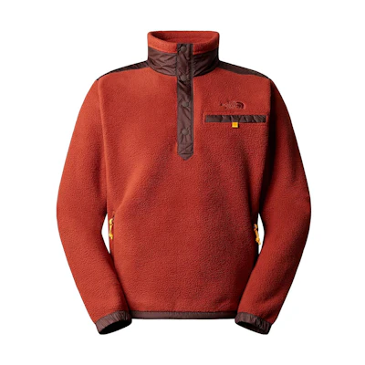 TNF Royal Arch Colorblock Fleece Jacket Red Mens NF0A7ZWY-KK0