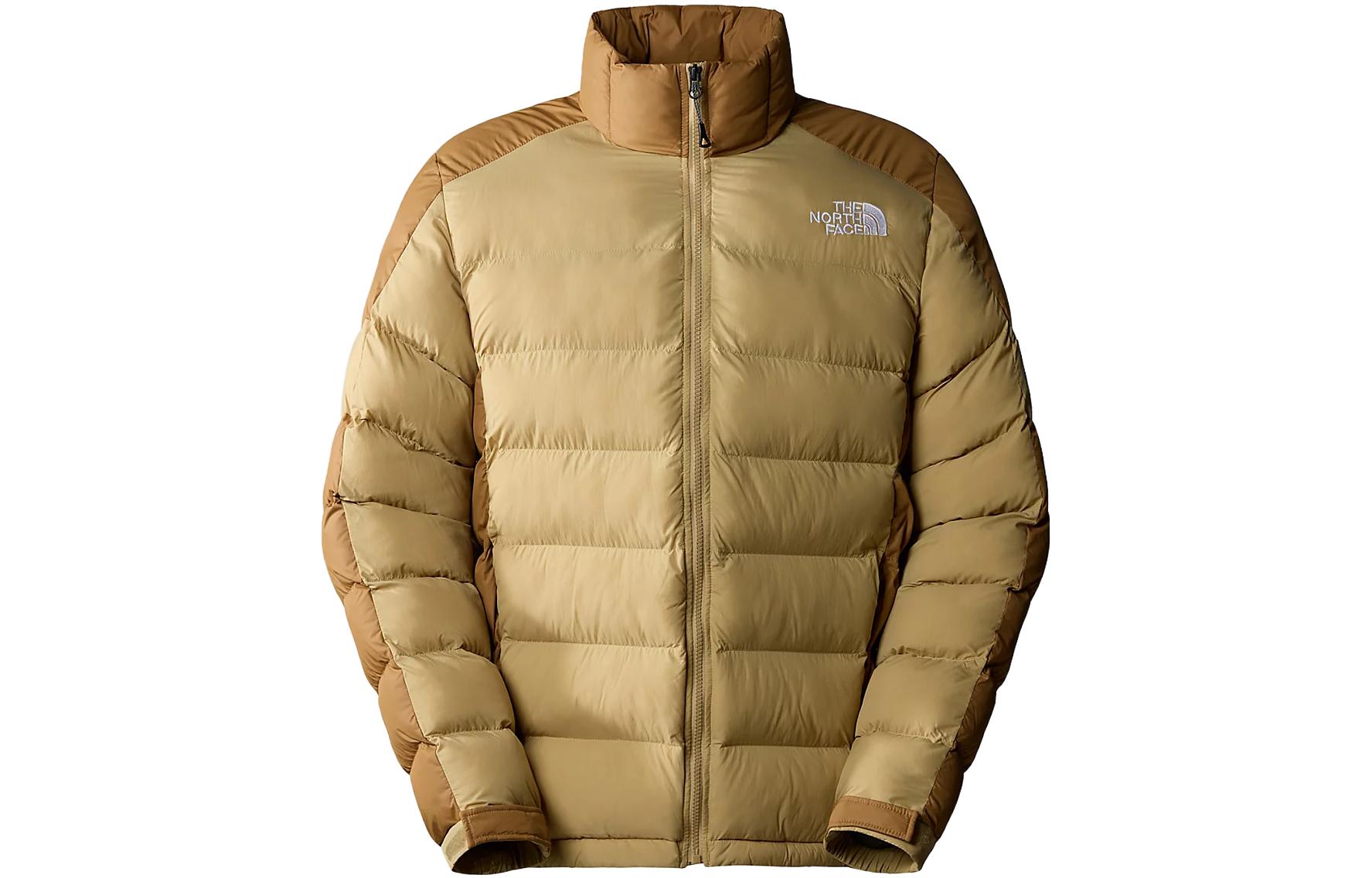 TNF Rusta 2.0 Colorblock Logo Print Puffer Jacket Khaki NF0A852F-QV3