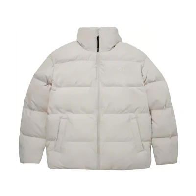 TNF Sand White Down Jacket Unisex Winter Windproof Warm Coat NJ1DM64B