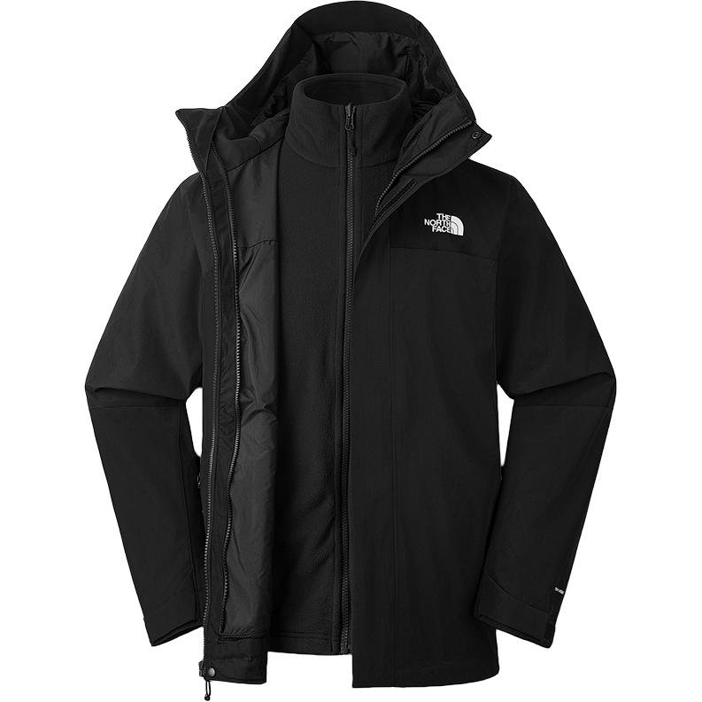 The North Face Sangro Black 3-in-1 Waterproof Fleece-Lined Jacket NF0A89ZP-JK3