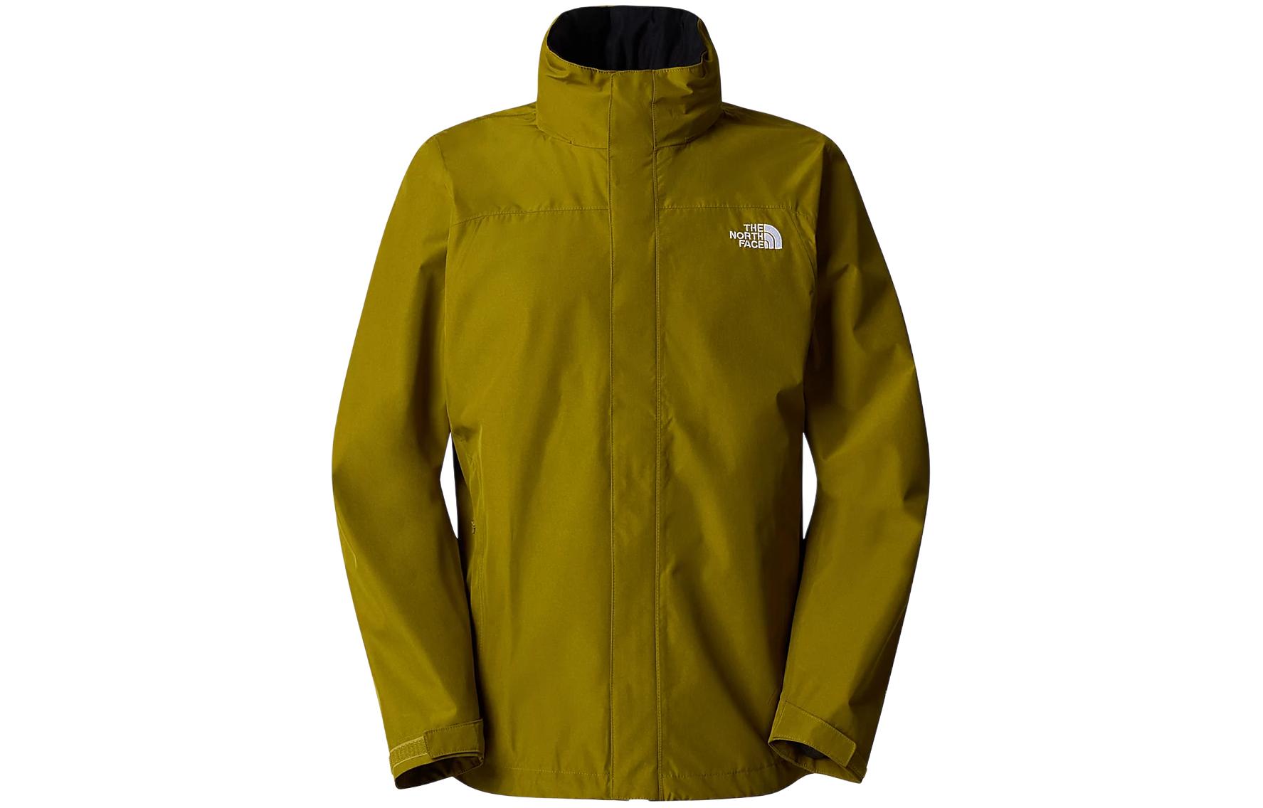 TNF Sangro Solid Logo Waterproof Hooded Jacket Green NF0AA3X5-JZO