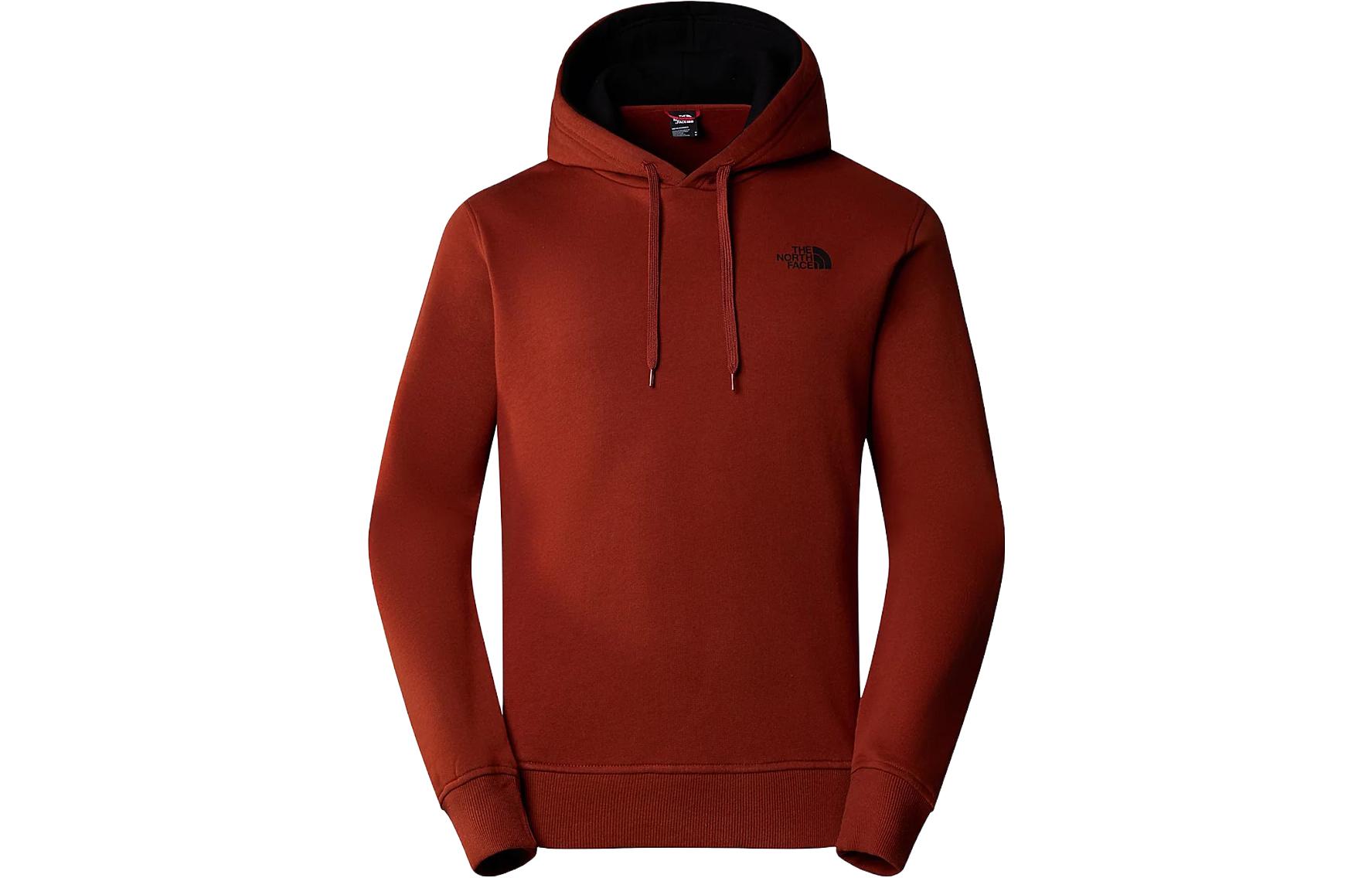TNF Seasonal Drew Peak Logo Hoodie Men’s Pullover - Dark Red NF0A2TUV-UBC