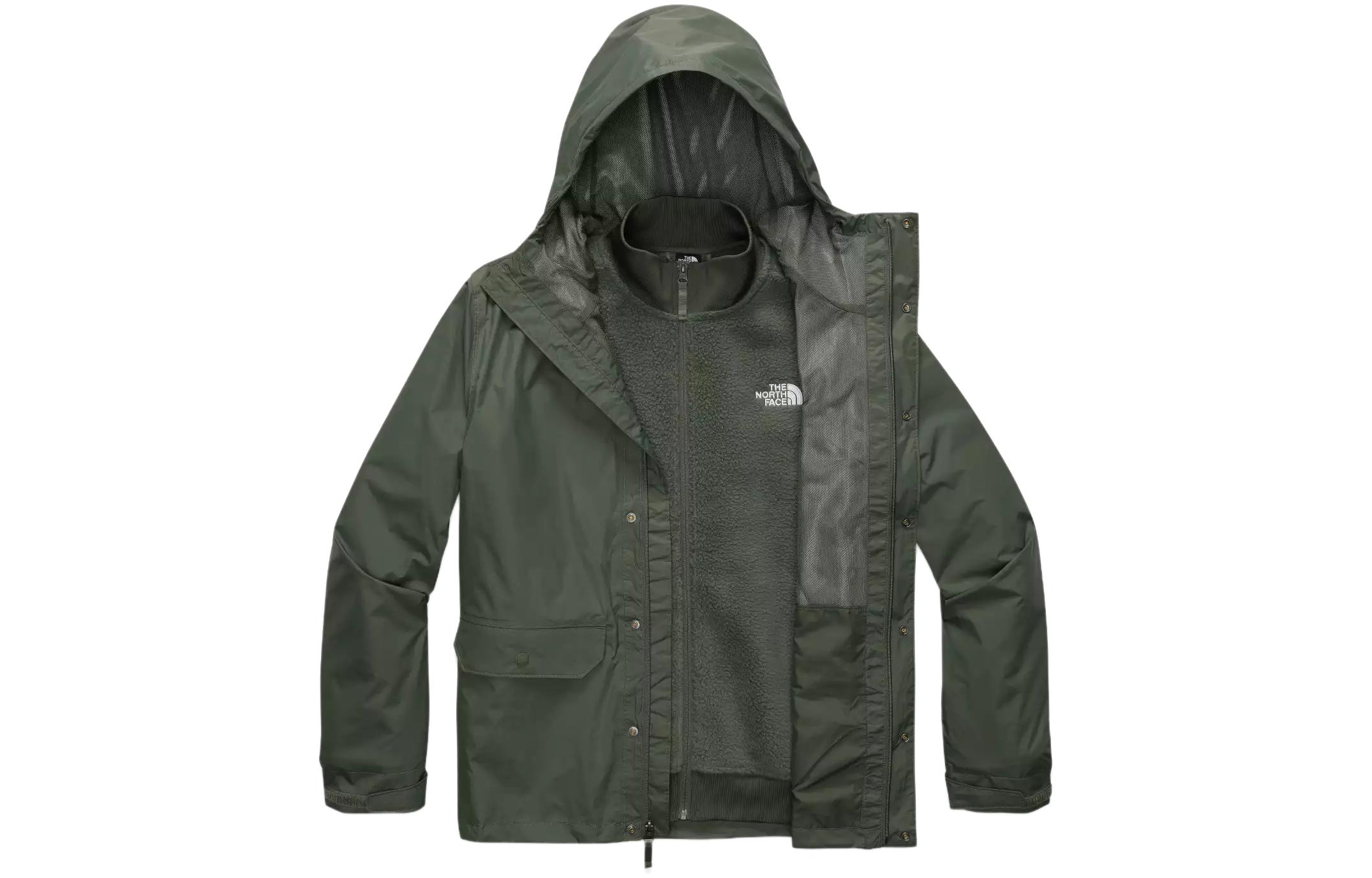 TNF Sequoia Triclimate 3-in-1 Jacket Green Unisex Waterproof Fleece NF0A4QQV-NYC