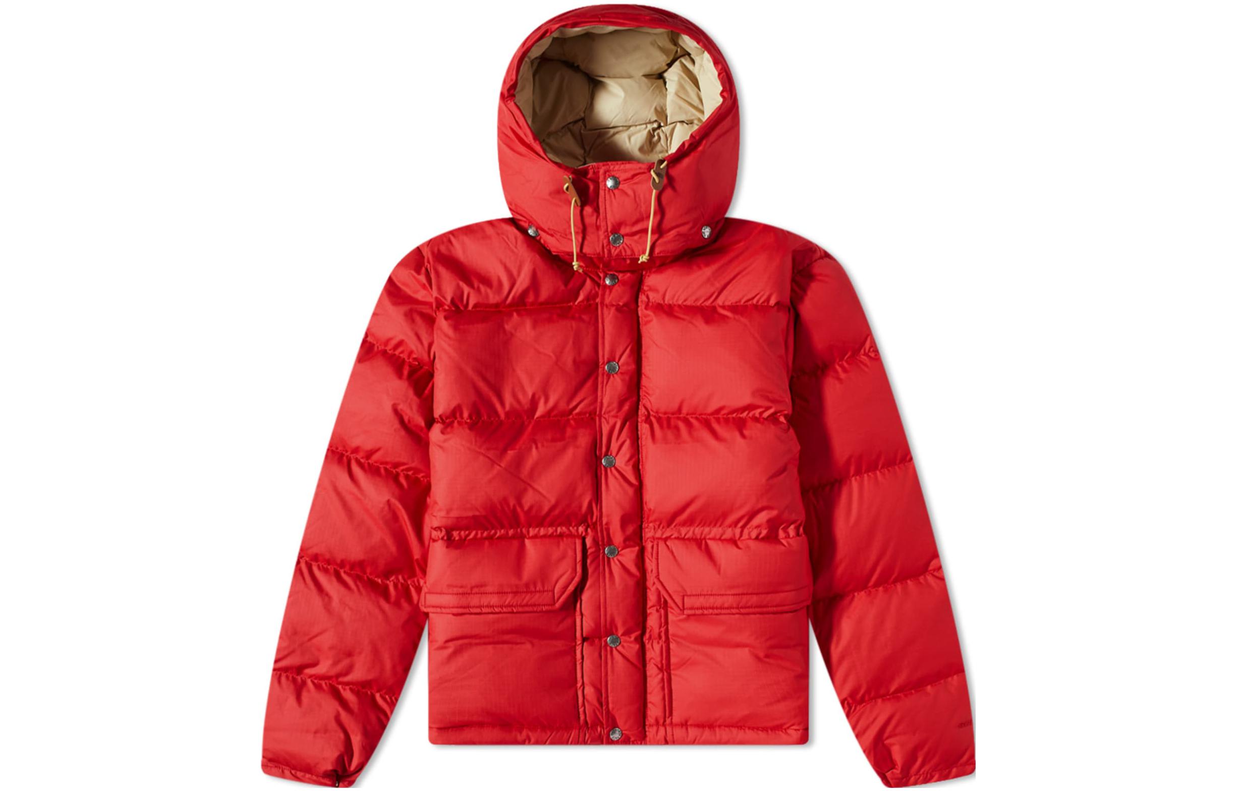 The North Face Sierra Down Short Jacket Red Unisex Full-Zip Hoodie NF0A7US3-682