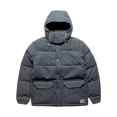 THE NORTH FACE Sierra Down Wool Parka Grey Winter Hooded Jacket NF0A5A7C-1F3