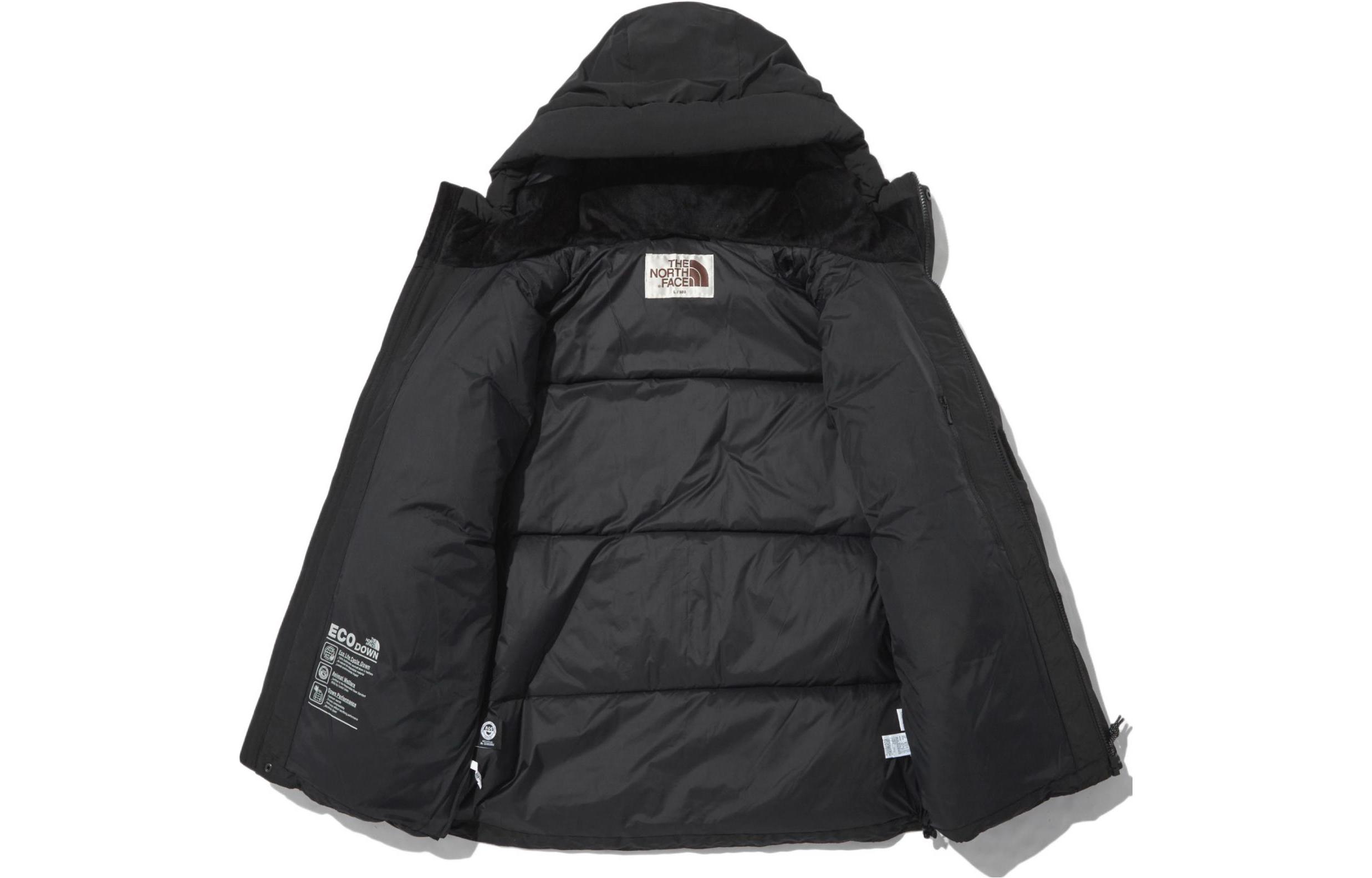 TNF Sierra Logo Windproof Waterproof Embroidered Down Jacket - Black. NJ1DN58J 圖 4