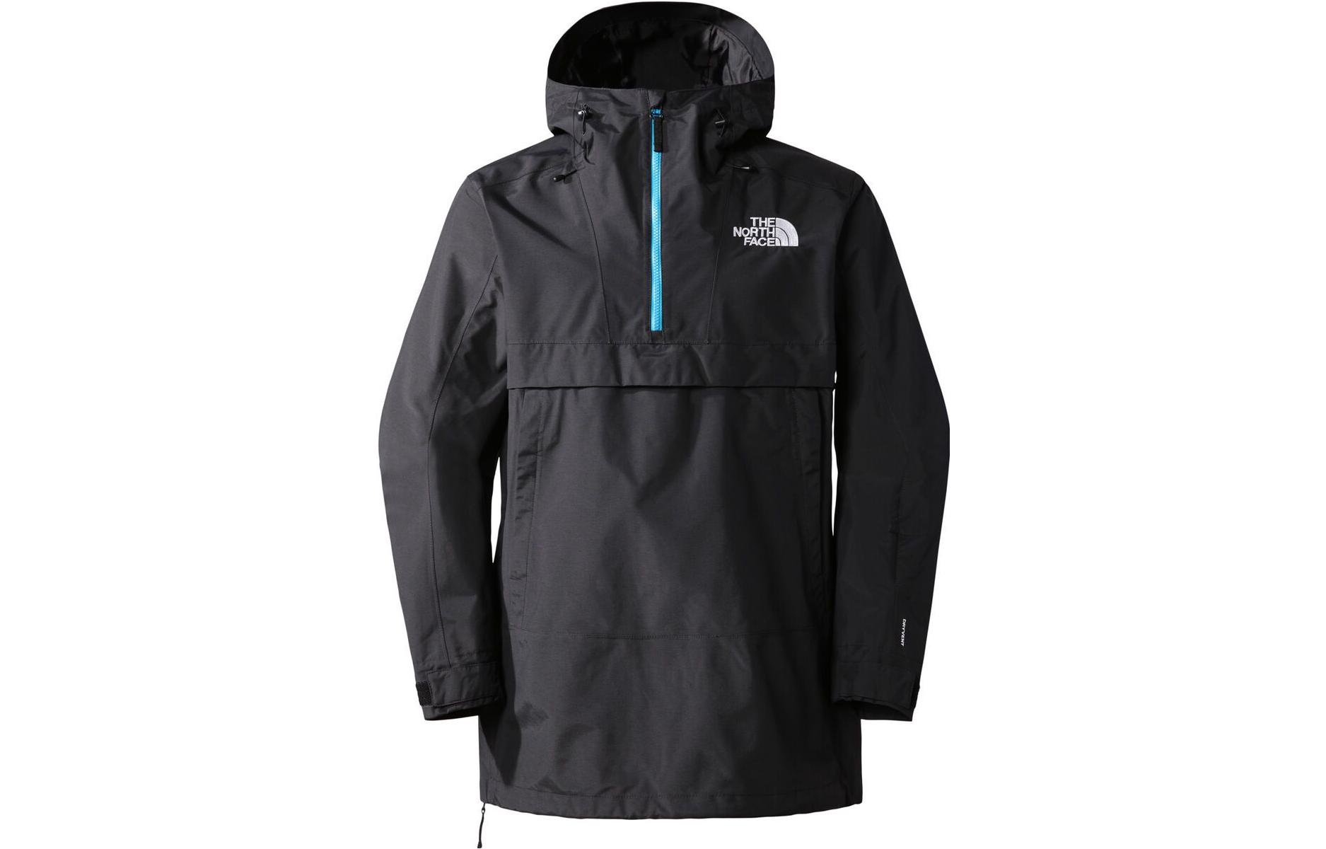 TNF Silvani DryVent Half-Zip Waterproof Pullover Jacket Black NF0A4QXE-KX7