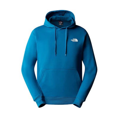 TNF Simple Dome Hoodie Blue Pullover with Logo Print NF0A7X1J-RBI