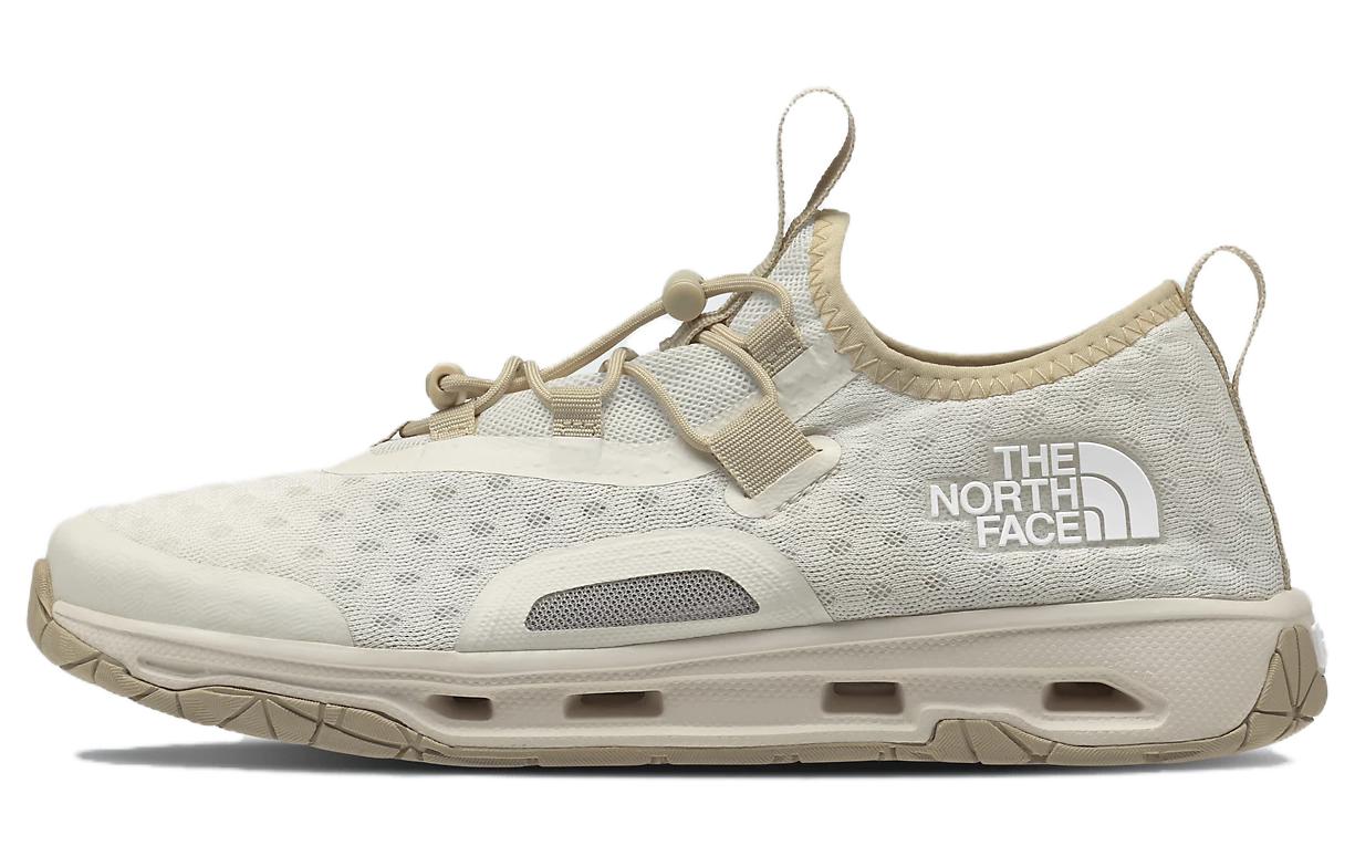 The North Face Skagit Low-Top Casual Shoes White Beige Mesh TPU Durable A48MA-TOB