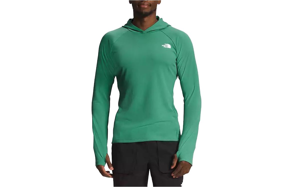 TNF Slim Fit Logo Print Pullover Hoodie in Solid Color NF0A53BS-N11