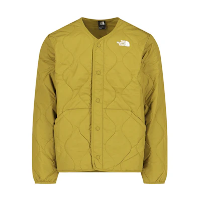 TNF Slim Fit Yellow Crewneck Button-Up Jacket NF0A852A-I0N